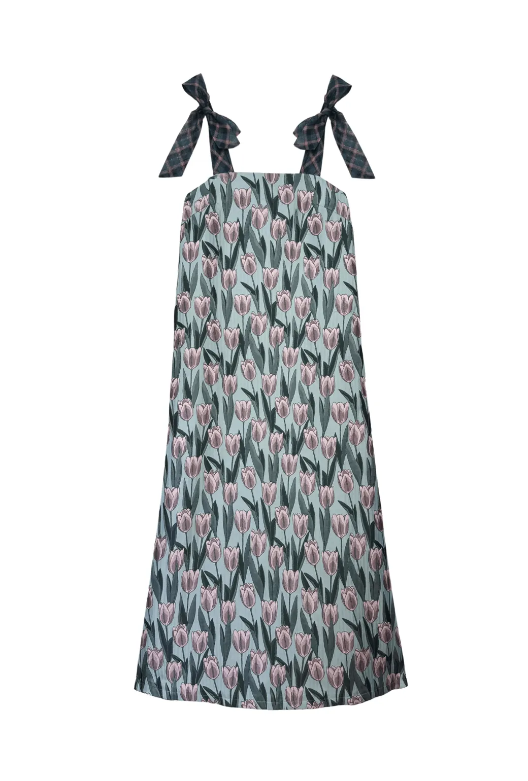 Pillar Gown - Tulip Jacquard breezy tone