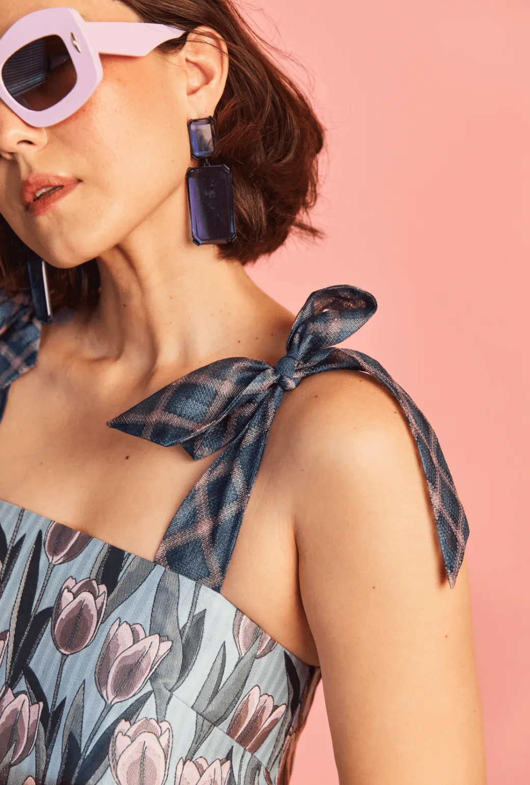 Pillar Gown - Tulip Jacquard casual days
