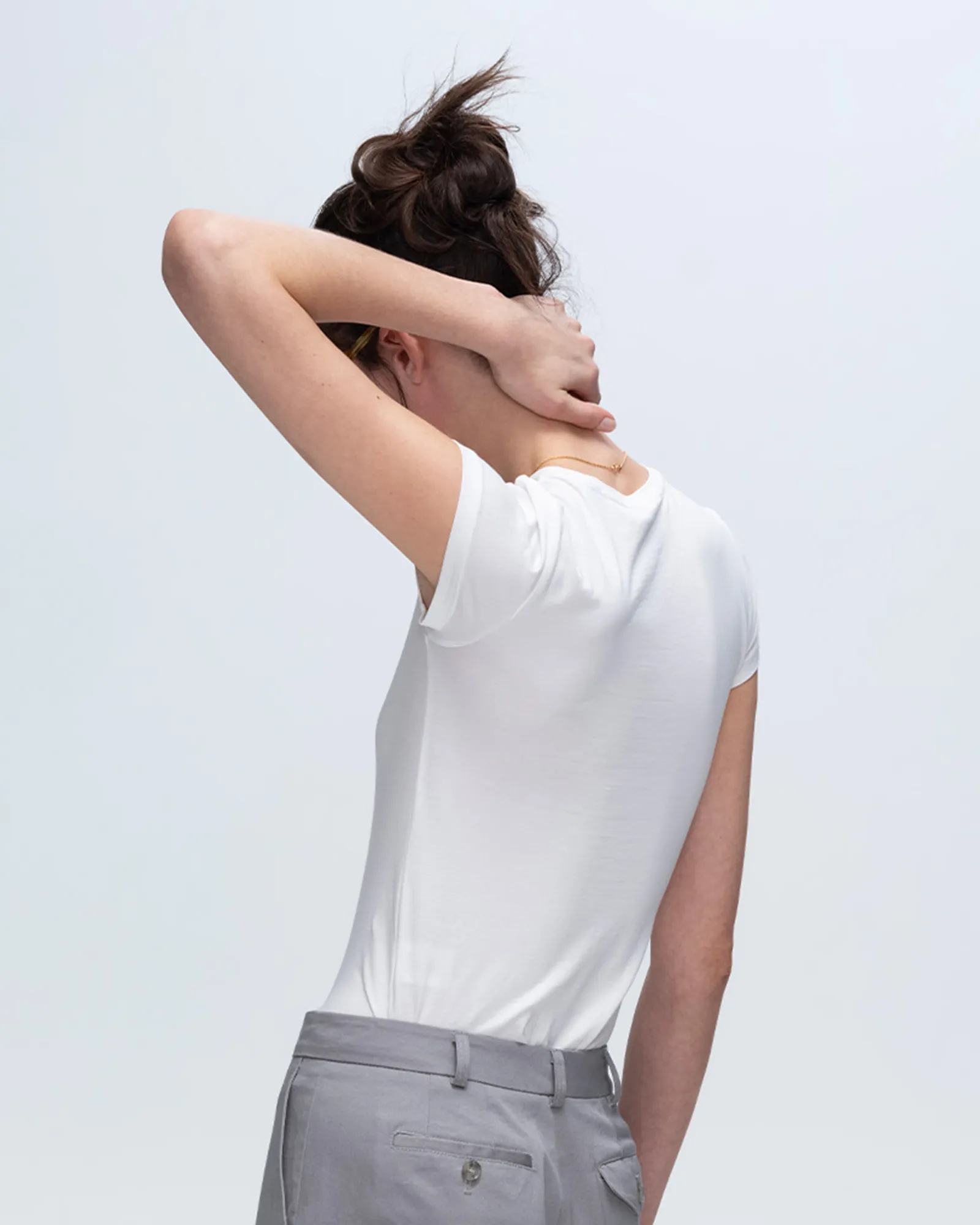 Pima Cotton Baby Tee - White vacation mode