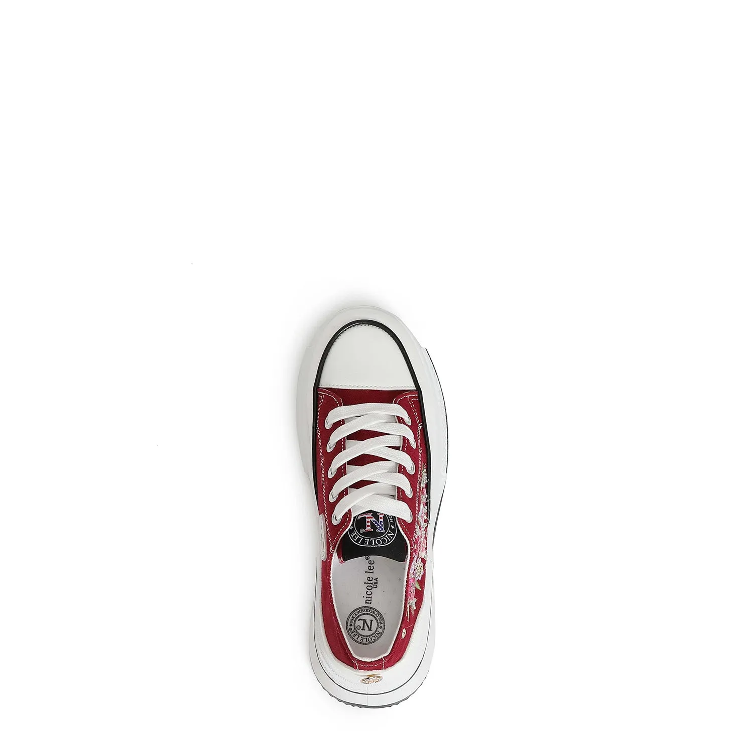 PLATFORM LACE-UP SNEAKERS running aid