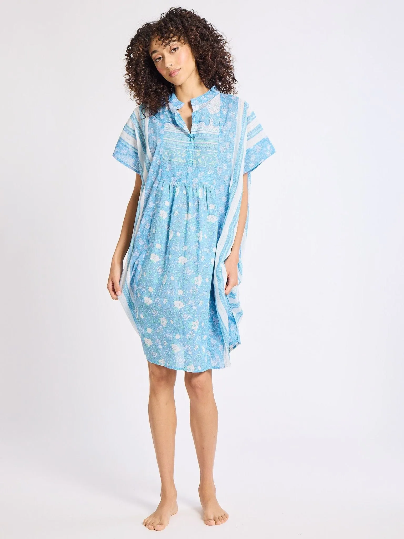 Playa Caftan in Charleston Floral sunset vibe
