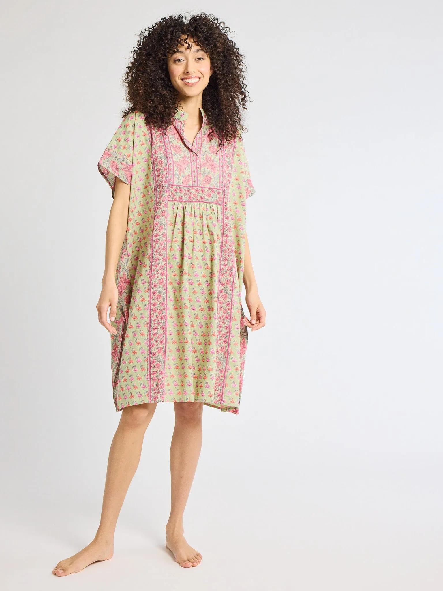 Playa Caftan in Tulip Print weekend glam