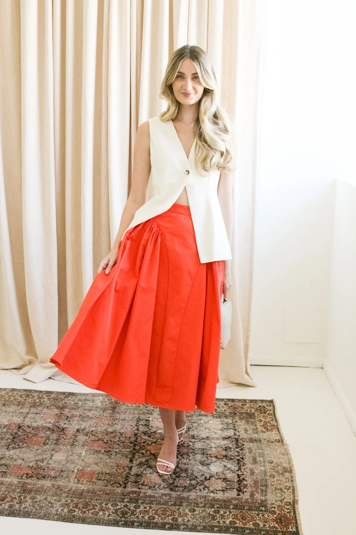Poppy Midi Skirt easy shaping