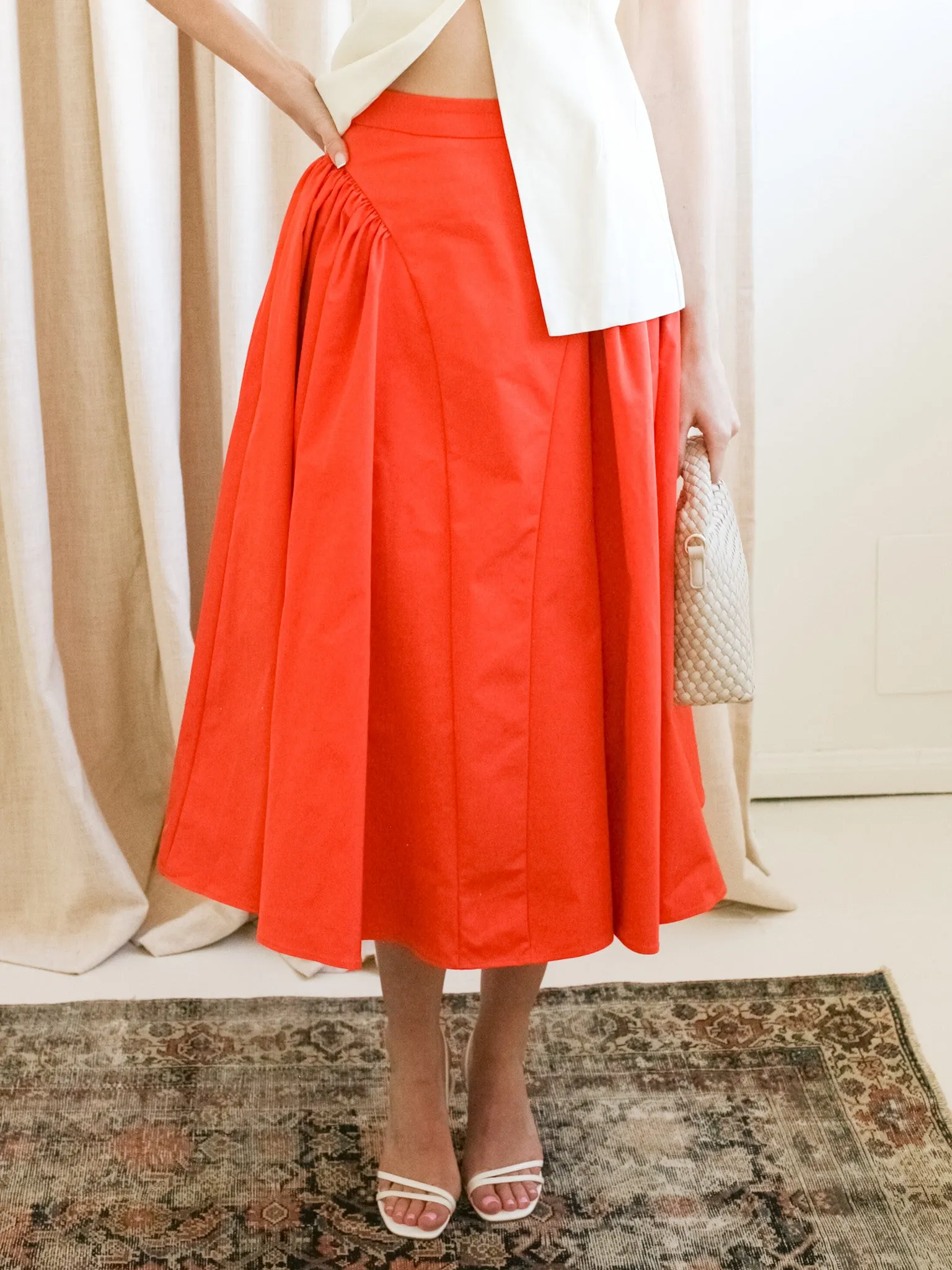 Poppy Midi Skirt luxury touch