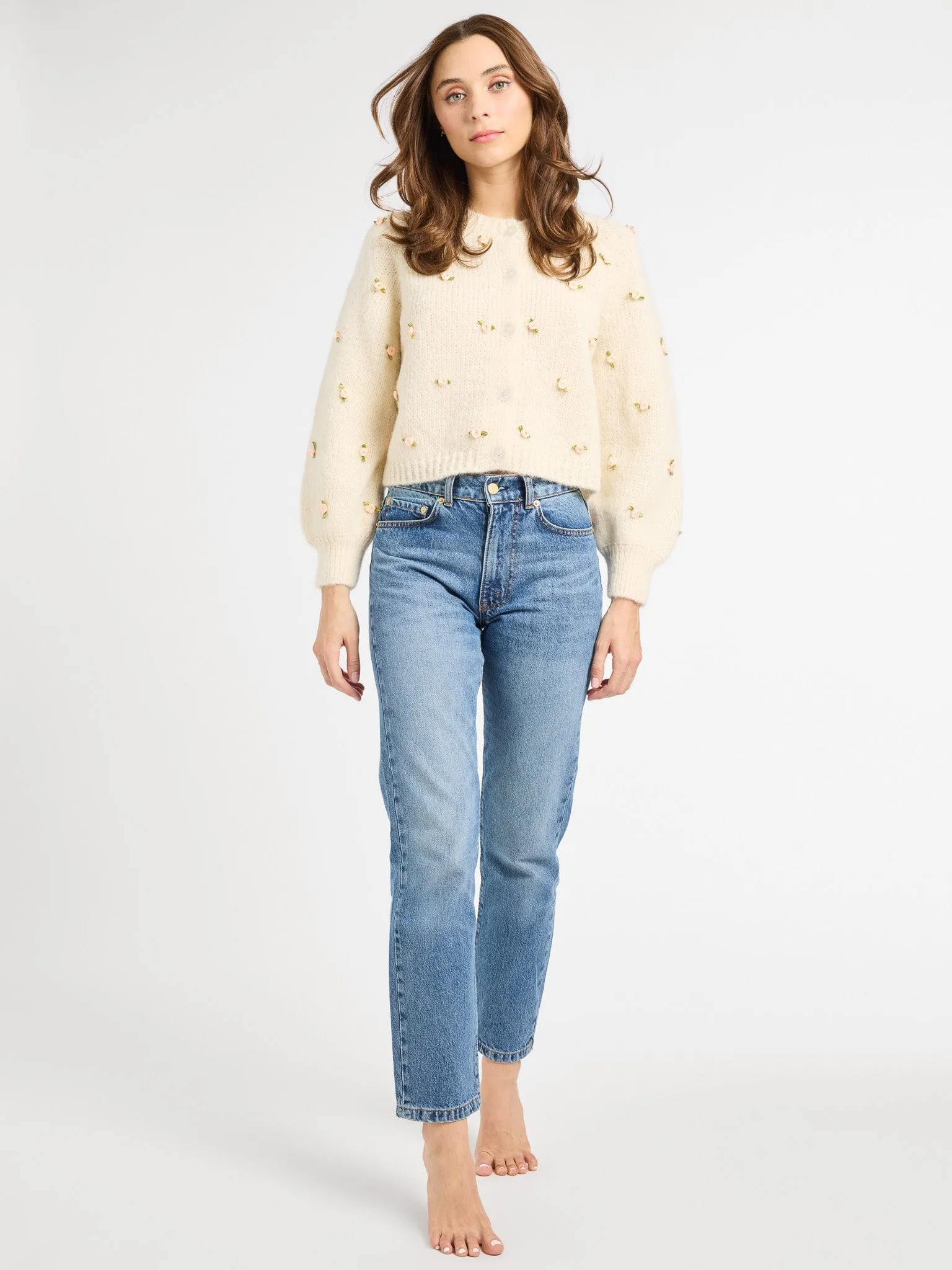 Priscilla Cardigan in Rosette Layer Ready