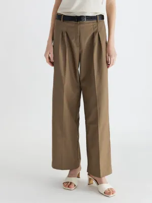 Reinne Pants Mocha elastic fit