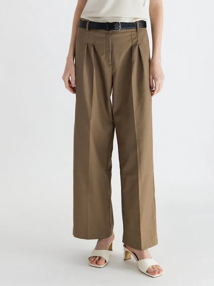 Reinne Pants Mocha elastic fit