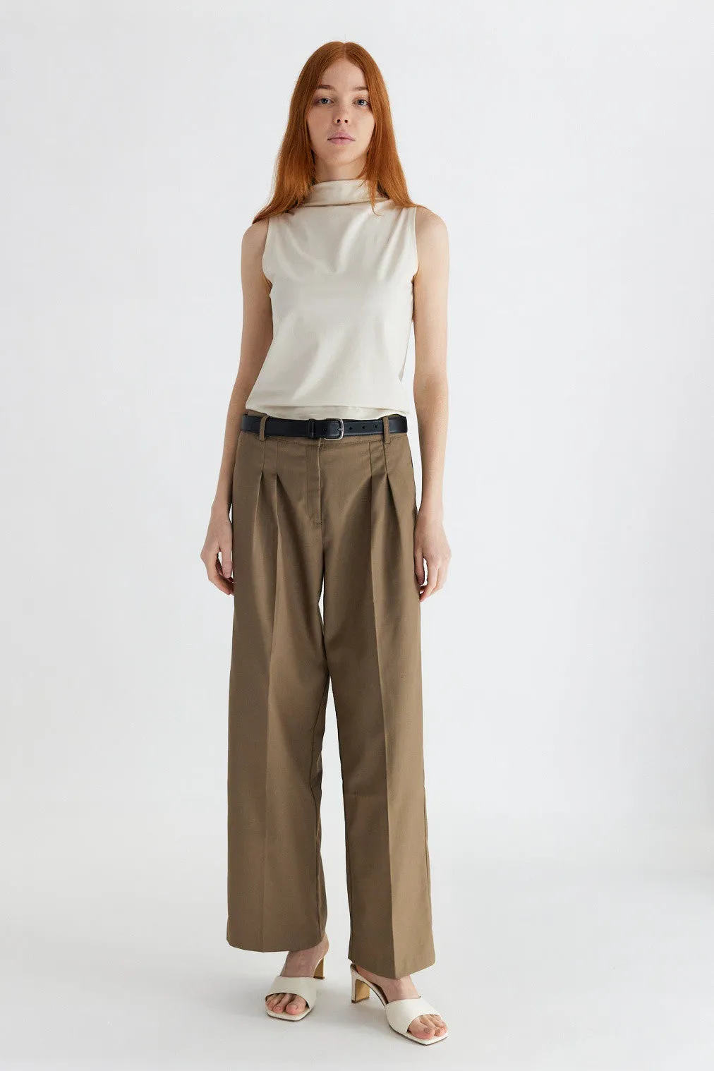 Reinne Pants Mocha classical design