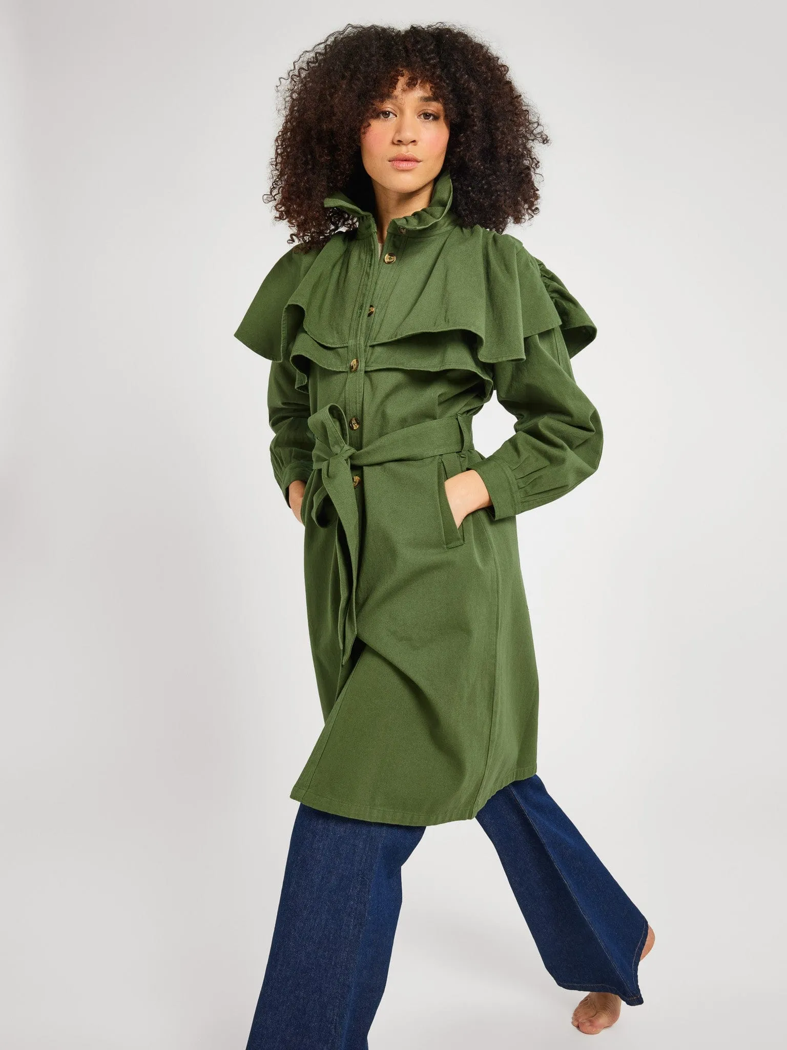 Renata Trench in Olive sky trail