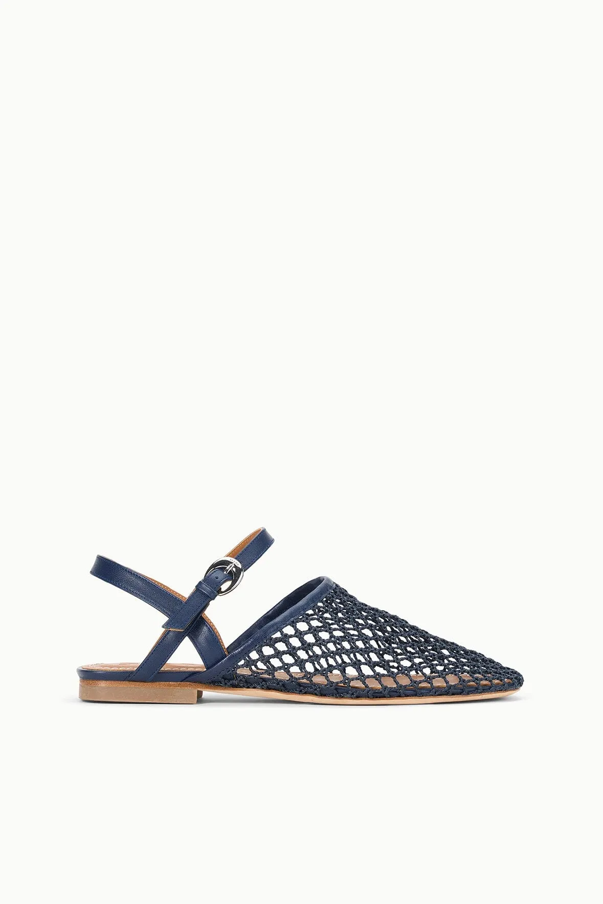 RETE SANDAL | NAVY NETTING foot ease