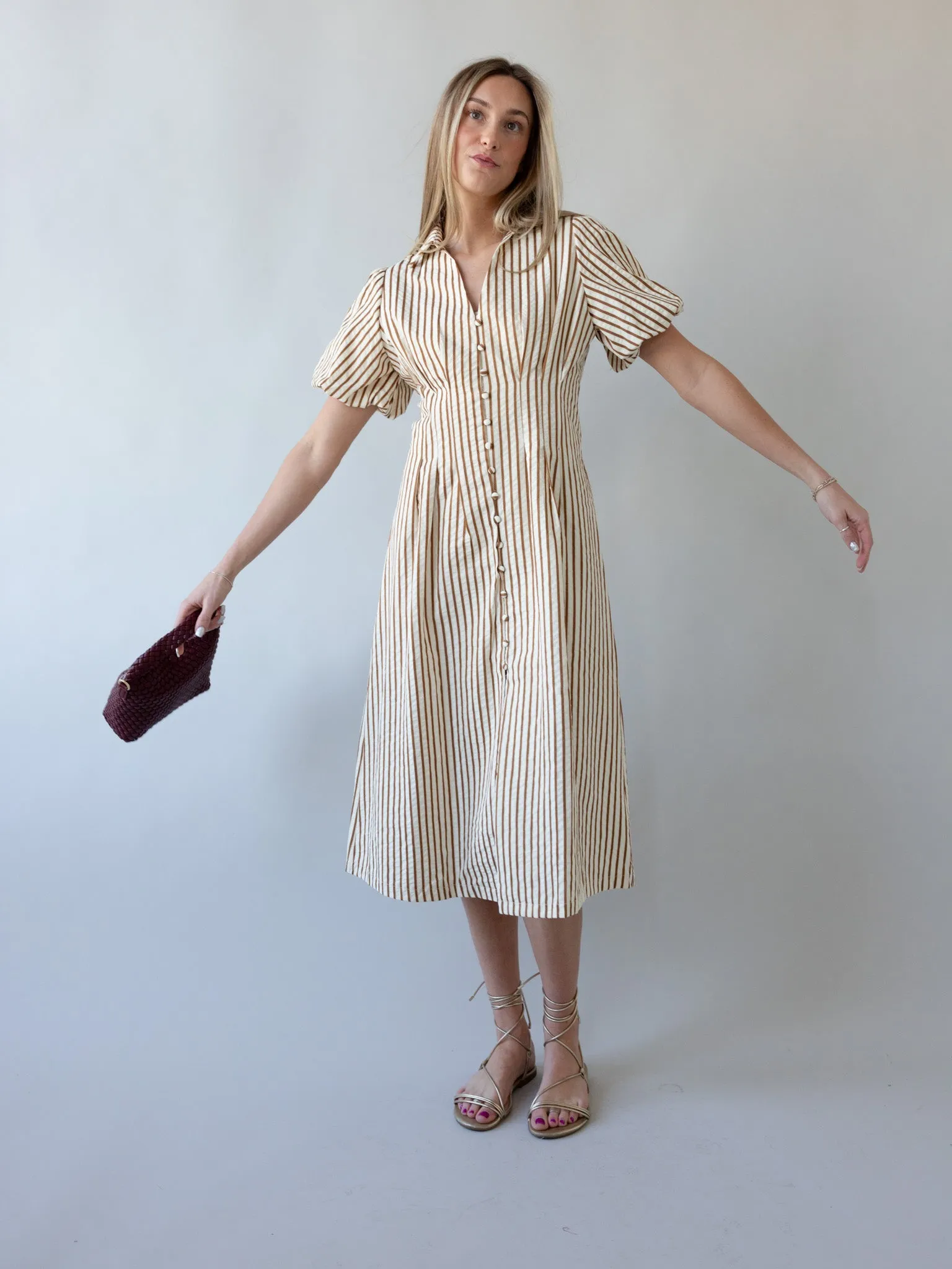 Robyn Stripe Dress lazy luxe