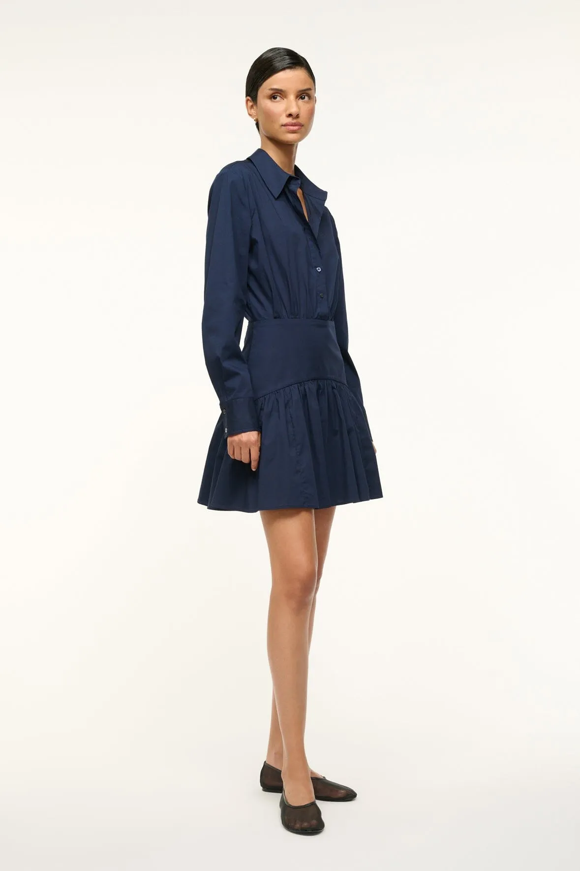 ROCCO MINI DRESS | NAVY muted glam