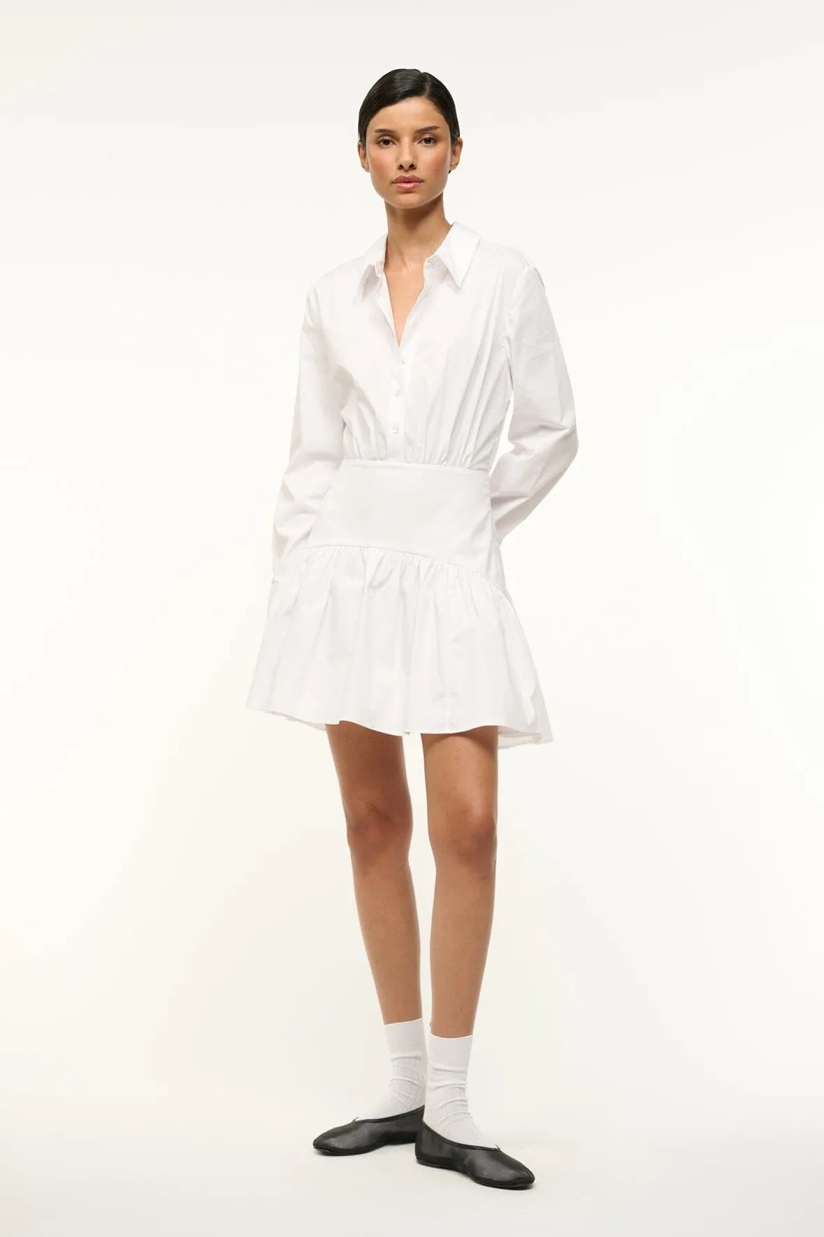 ROCCO MINI DRESS | WHITE airy glam