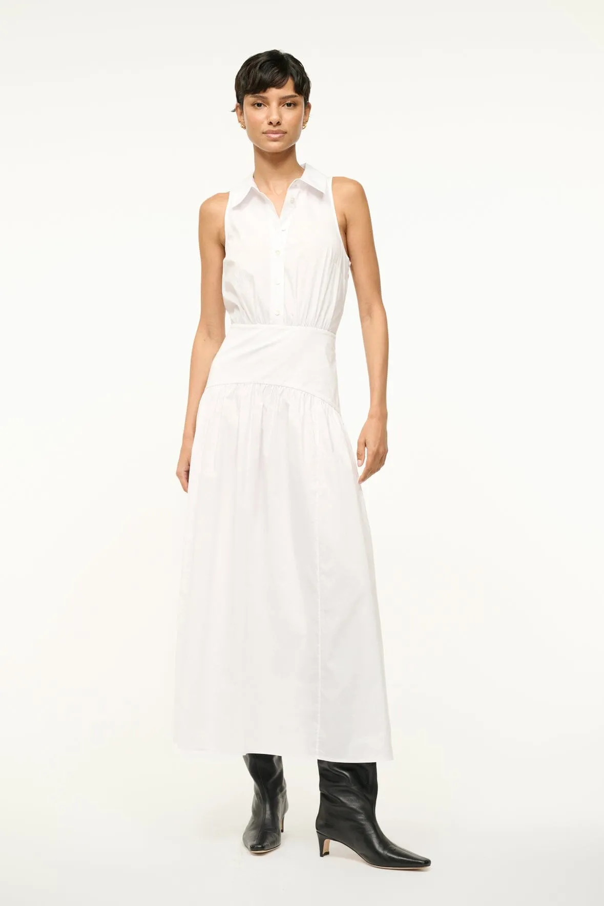 ROMY DRESS | WHITE joyful tone