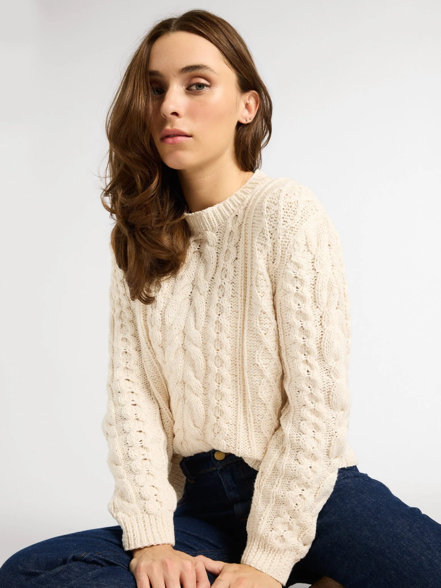 Rory Pullover in Ivory Weekend Feel