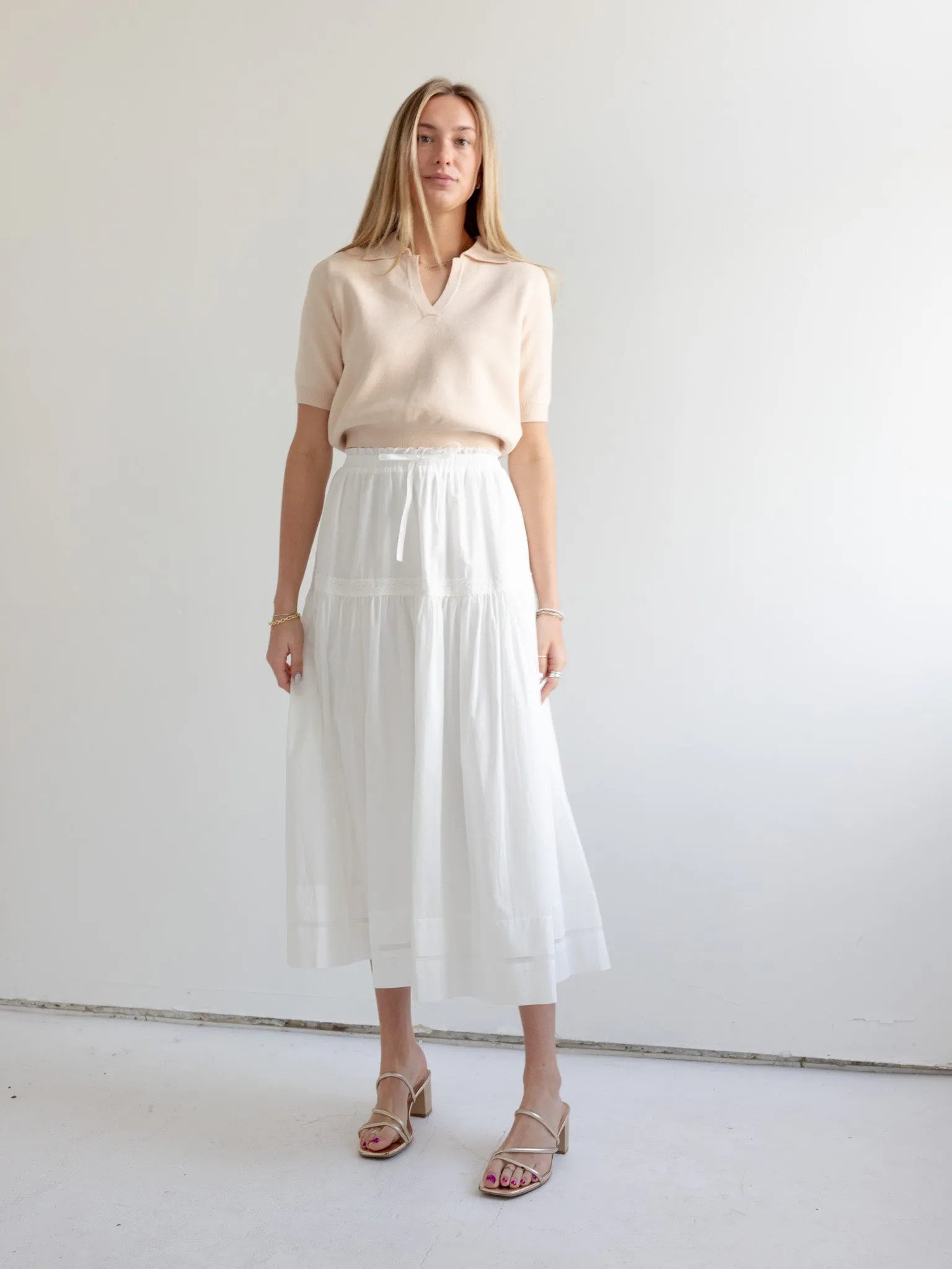 Rowan Midi Skirt fine detail