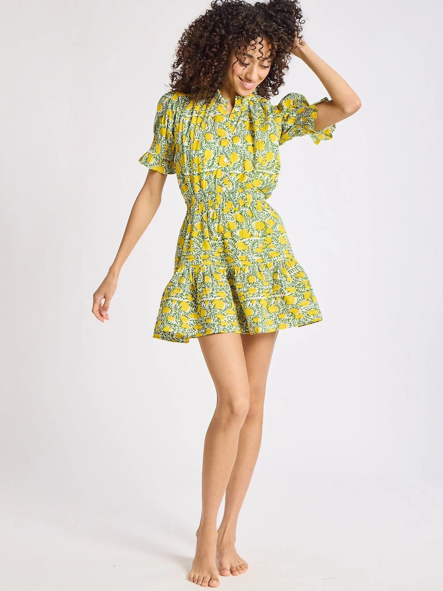 Rowan Skirt in Lemons color mix