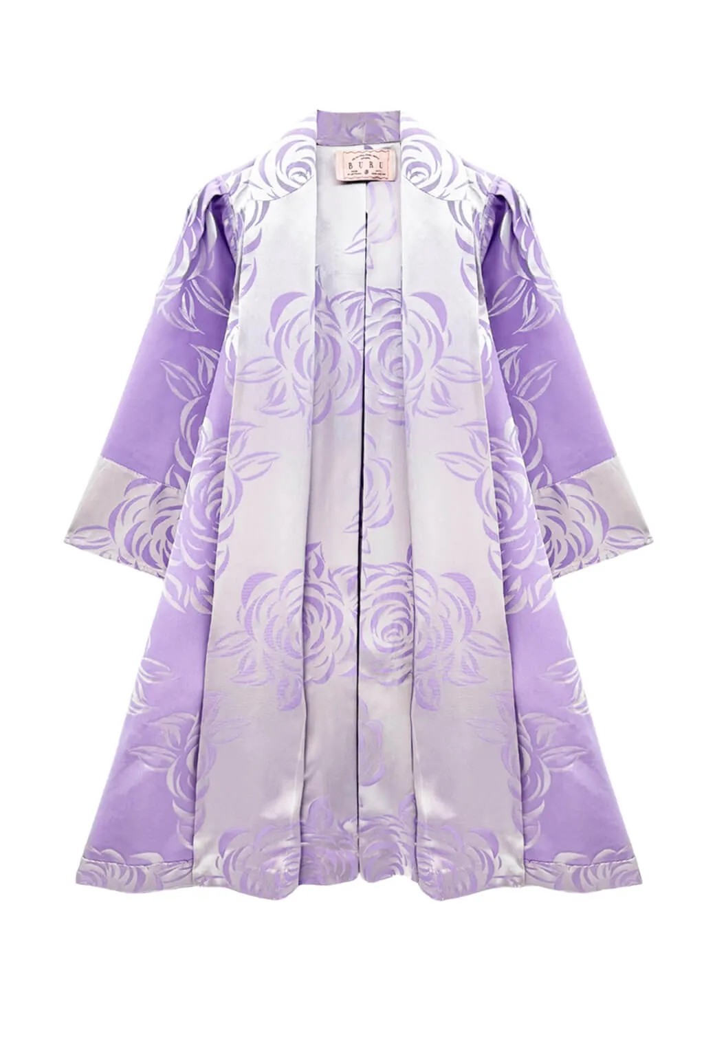 Run for the Roses Belted Swing Coat - Lilac bold gear