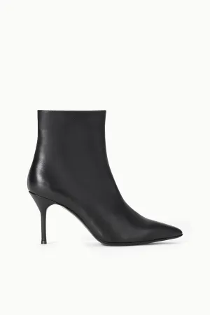 SEBASTIAN ANKLE BOOT | BLACK Leather feel