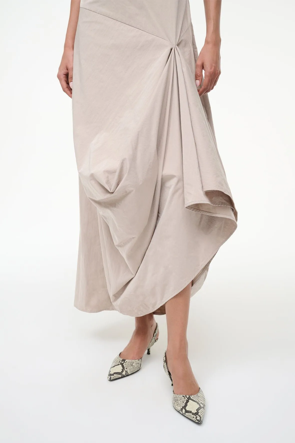 SEBASTIAN SLINGBACK | WHITE SNAKE dance floor