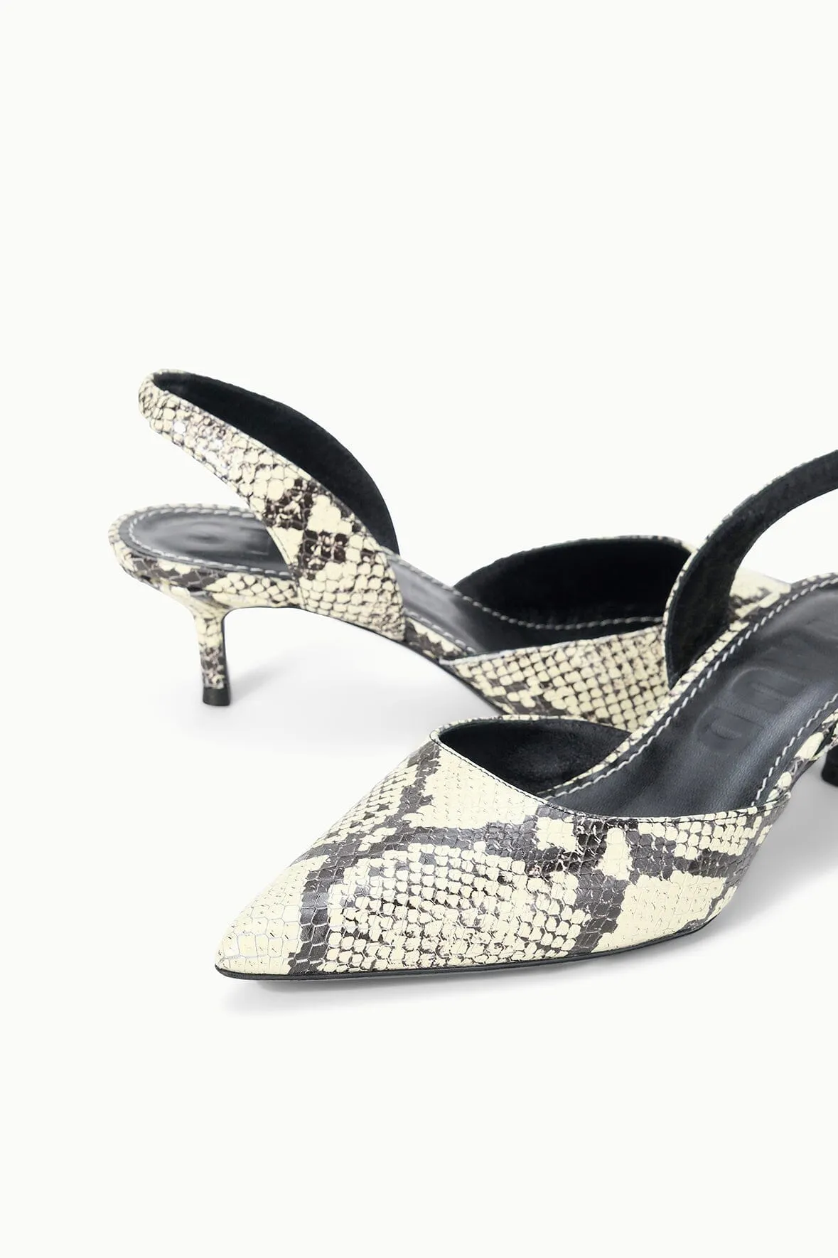 SEBASTIAN SLINGBACK | WHITE SNAKE custom made
