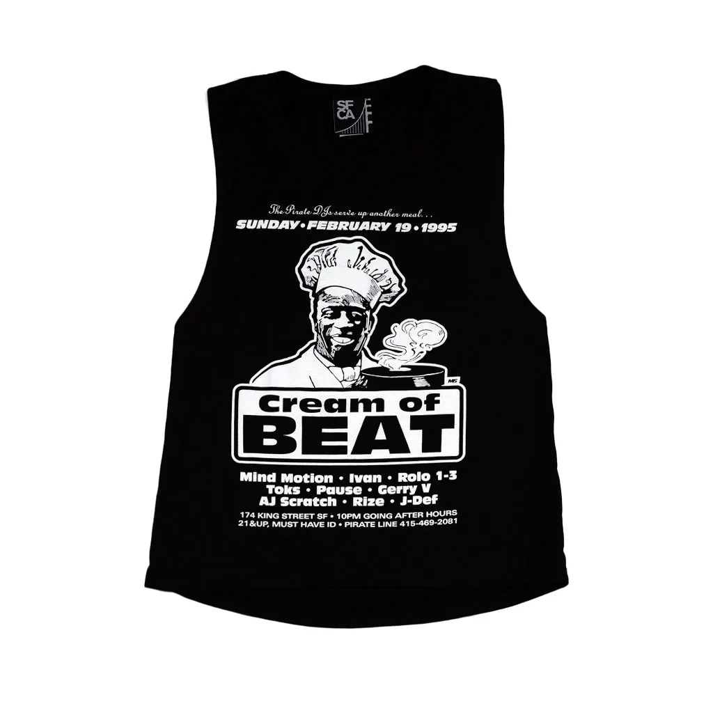 SFCA Women's Cream of Beat Flyer Tank Top Black air layer