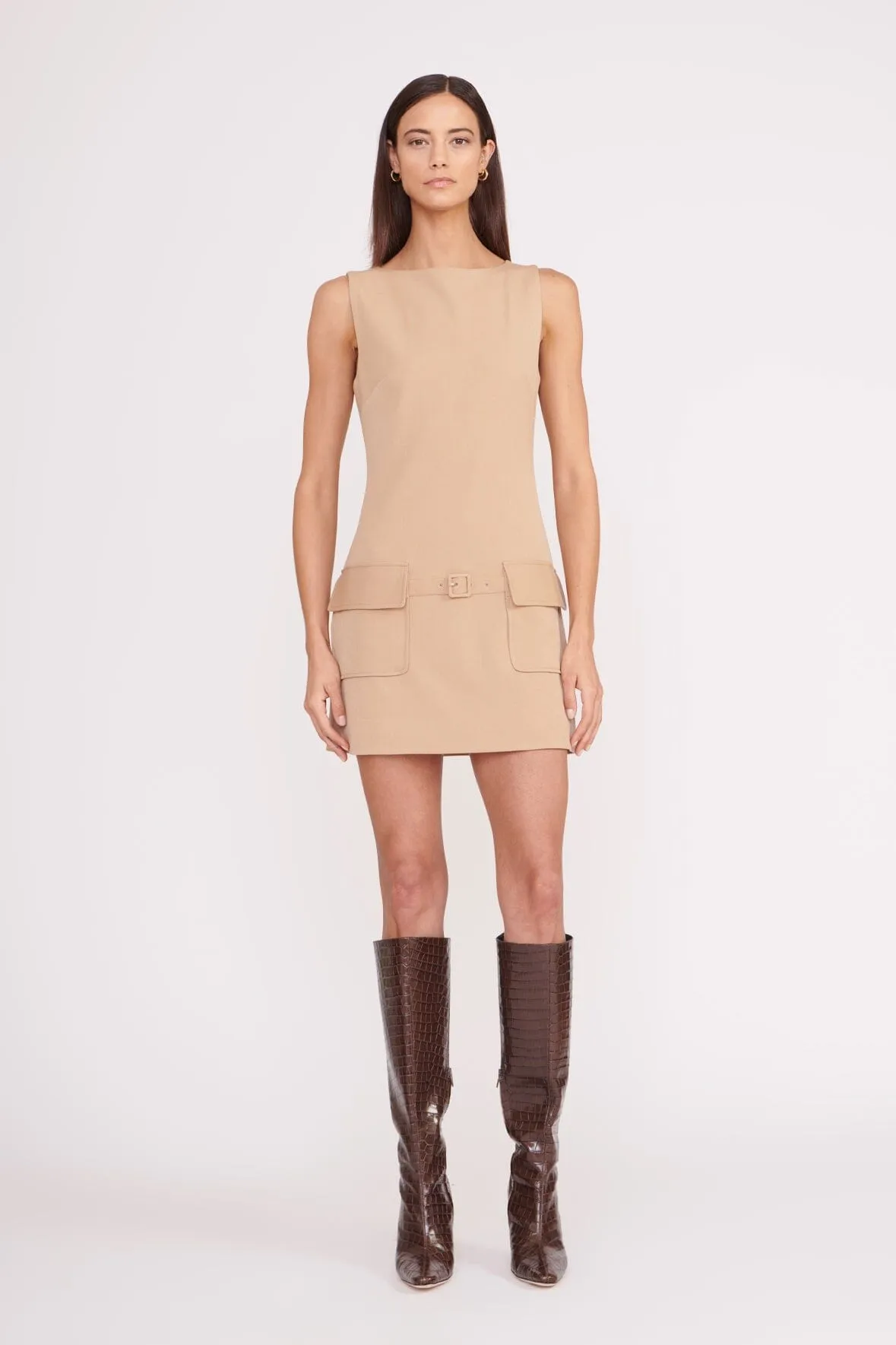SHEILA DRESS | CAMEL refined feel
