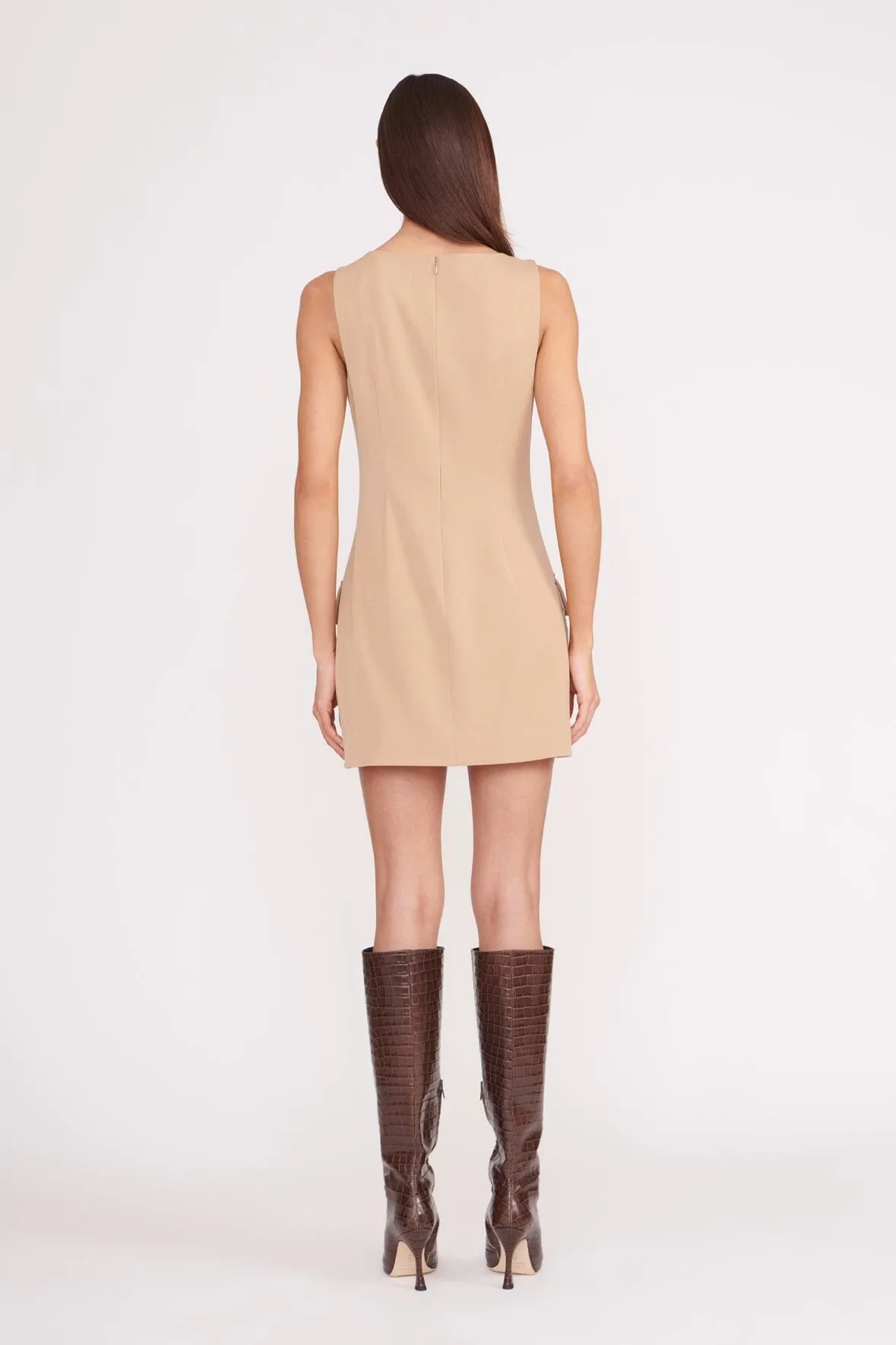 SHEILA DRESS | CAMEL light layer