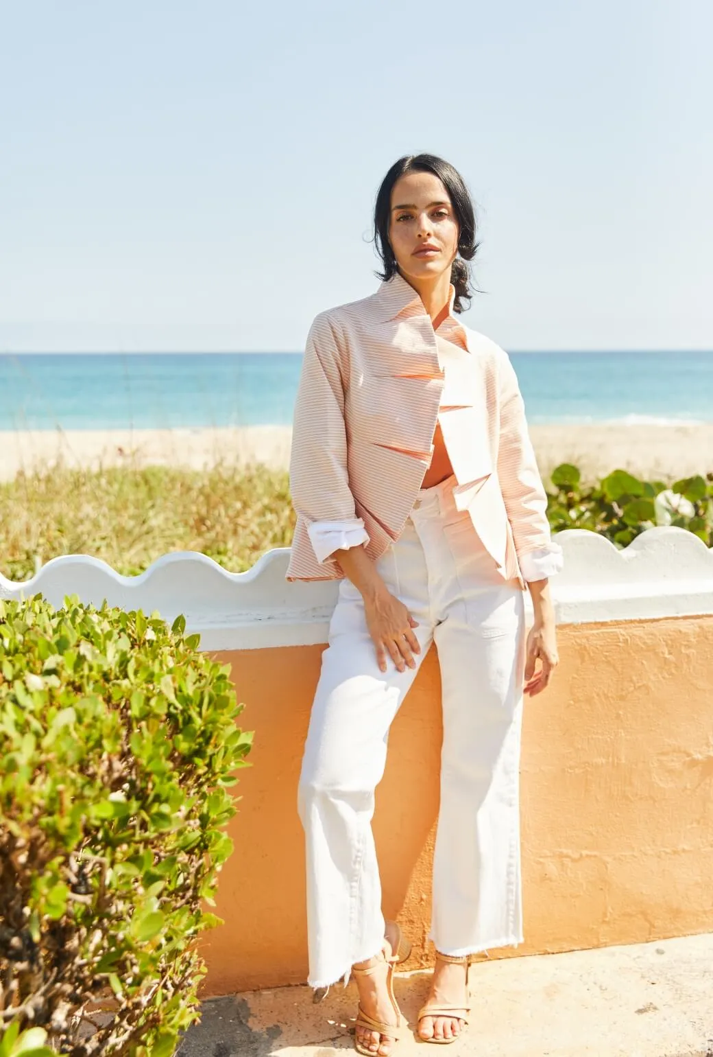Shell Jacket - L'Orange Stripe edgy comfort