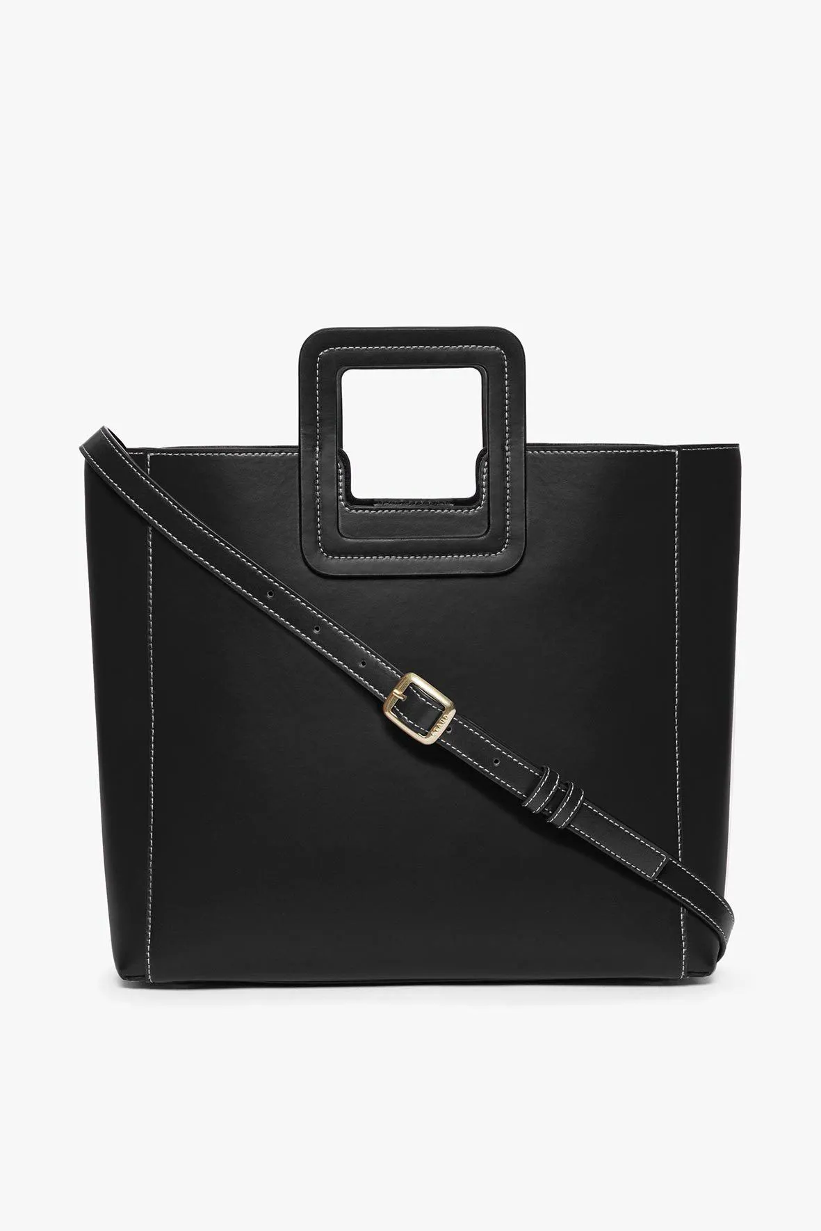 SHIRLEY LEATHER BAG | BLACK lift light