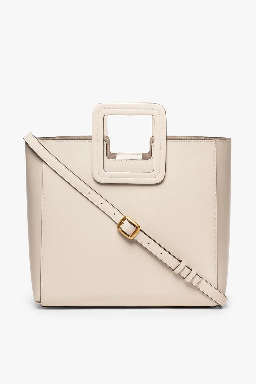 SHIRLEY LEATHER BAG | CREAM neat sort