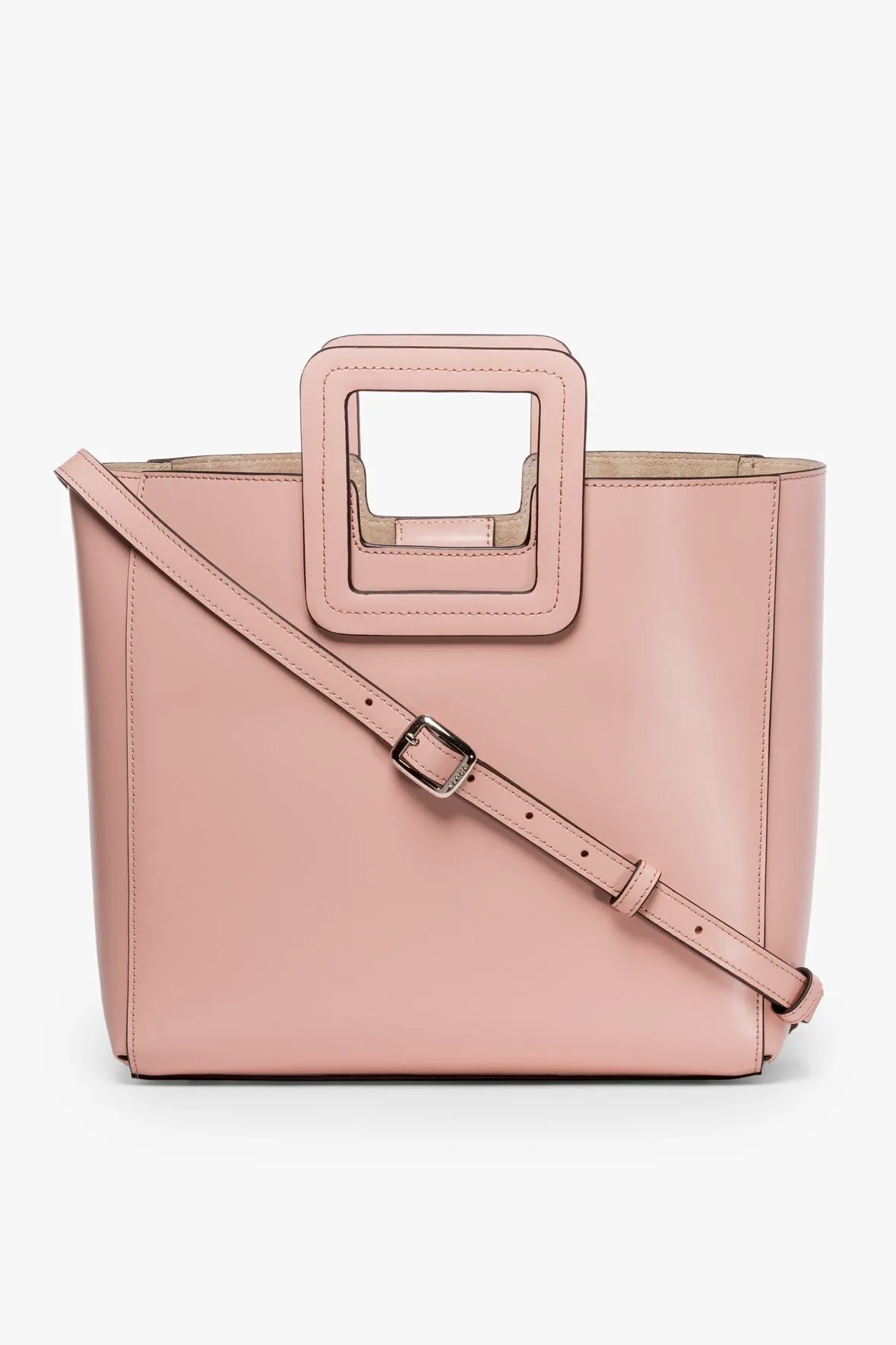SHIRLEY LEATHER BAG | DARK BLUSH bold pick