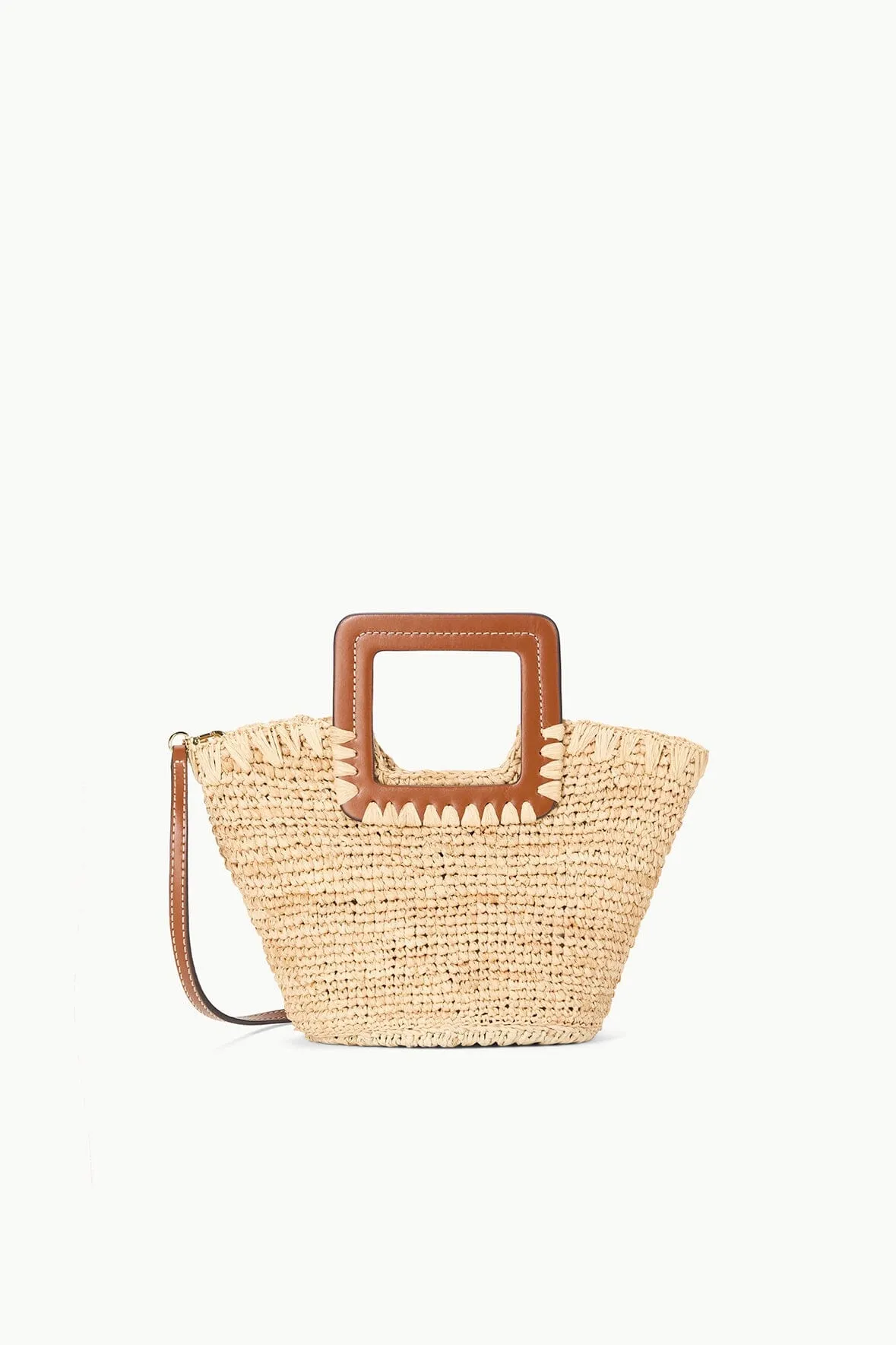 SHIRLEY RAFFIA MINI BUCKET | NATURAL TAN bold way