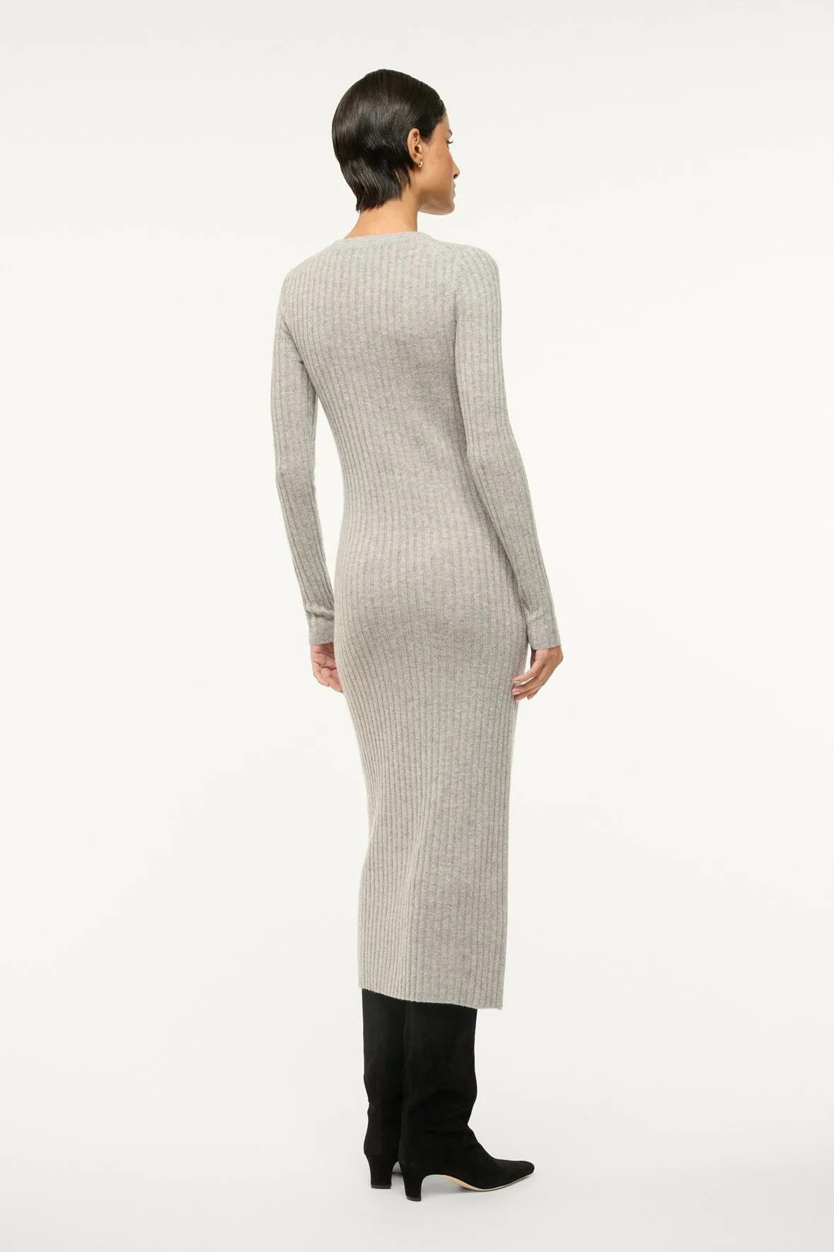 SHOKO CASHMERE SWEATER | HEATHER GREY joyful tone
