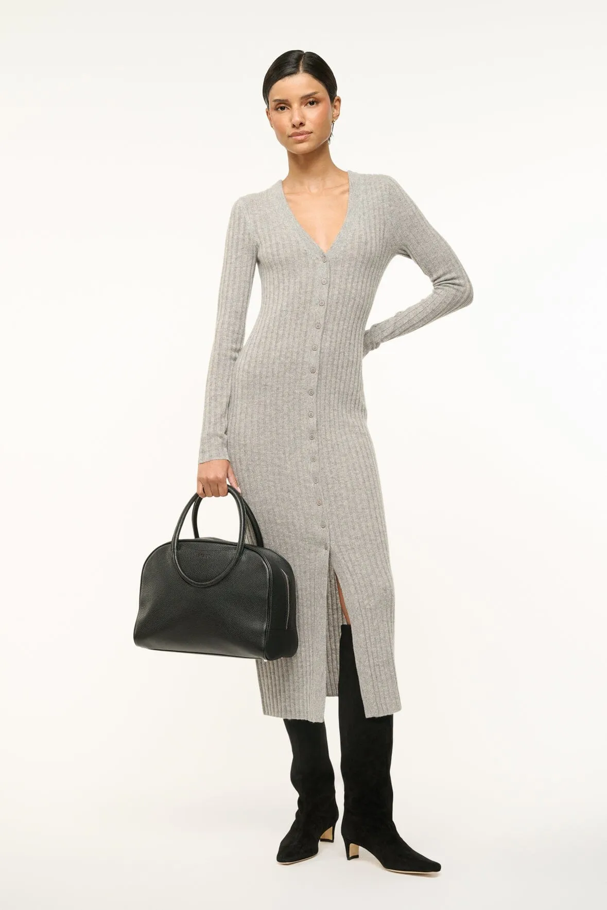 SHOKO CASHMERE SWEATER | HEATHER GREY sun ready