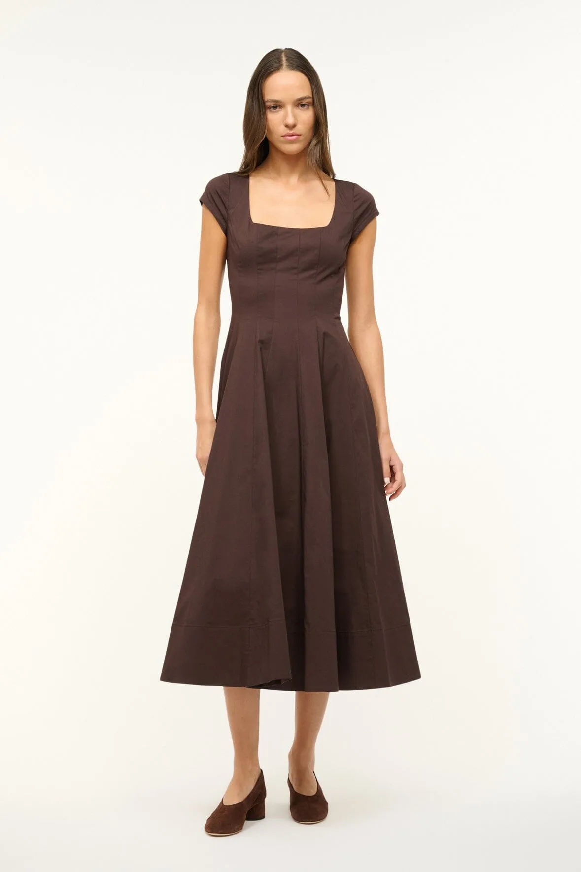 SHORT SLEEVE WELLS DRESS | EARTH sunset vibe