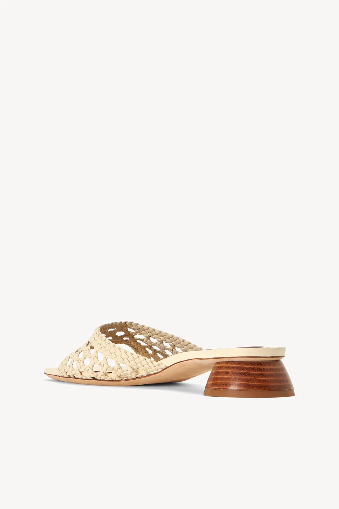 SIMONE CROCHET HEEL | CREAM minimalist luxe
