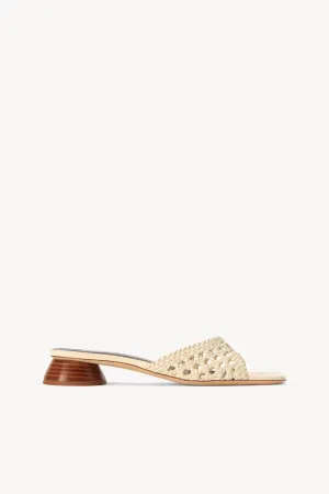 SIMONE CROCHET HEEL | CREAM party sparkle