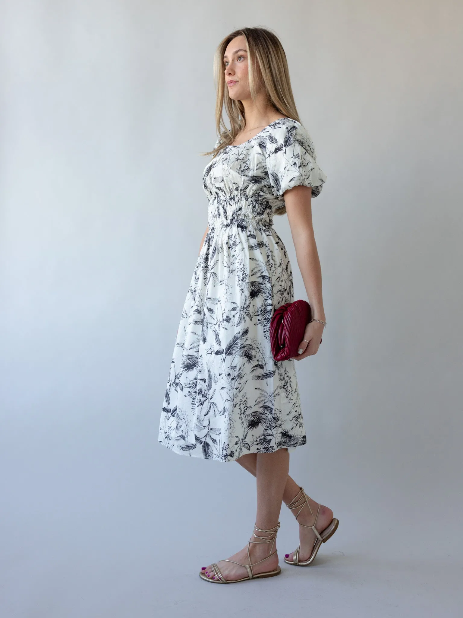 Simone Floral Dress soft harmony