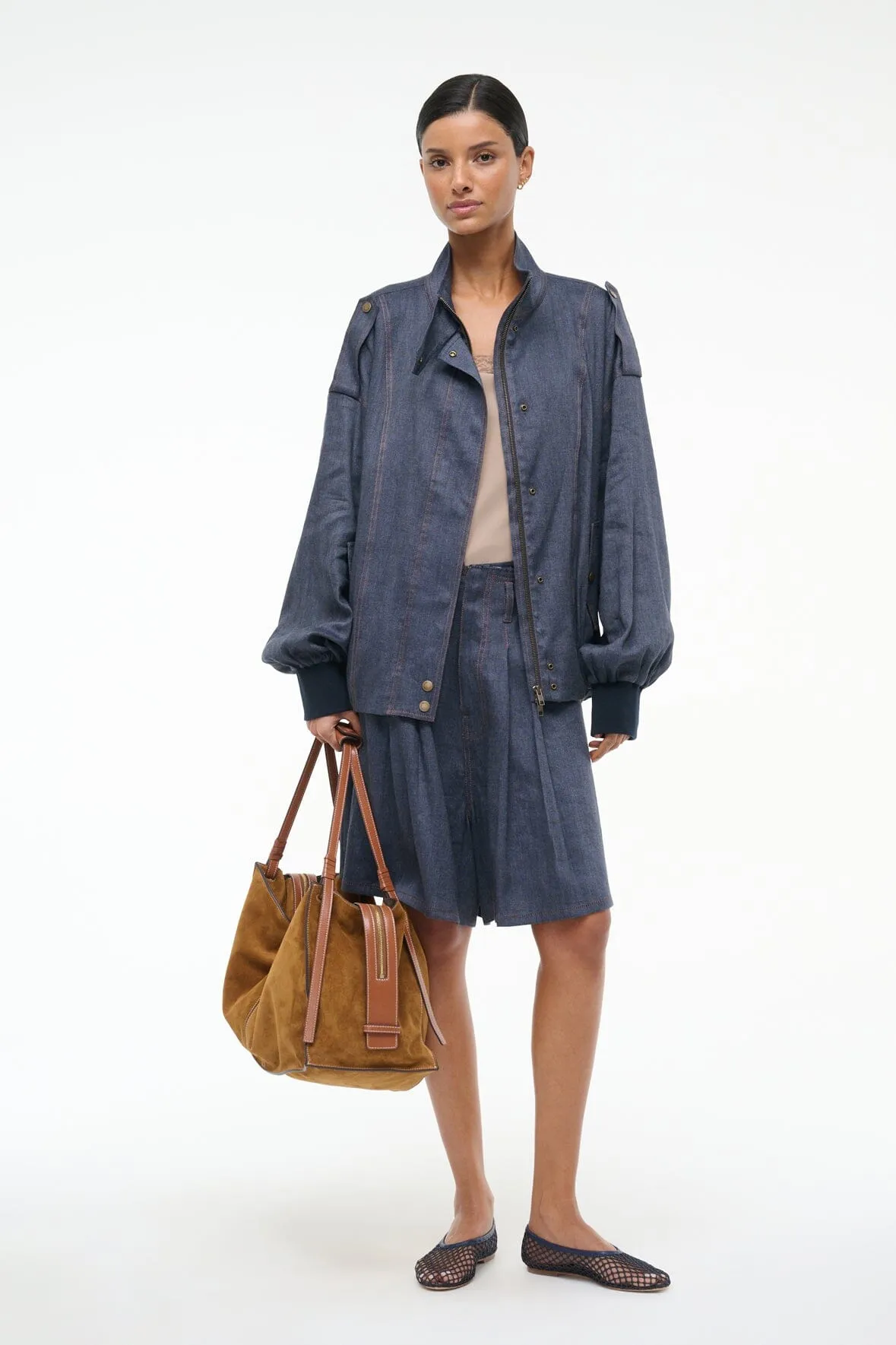 SIMONE JACKET | CHAMBRAY peak ready
