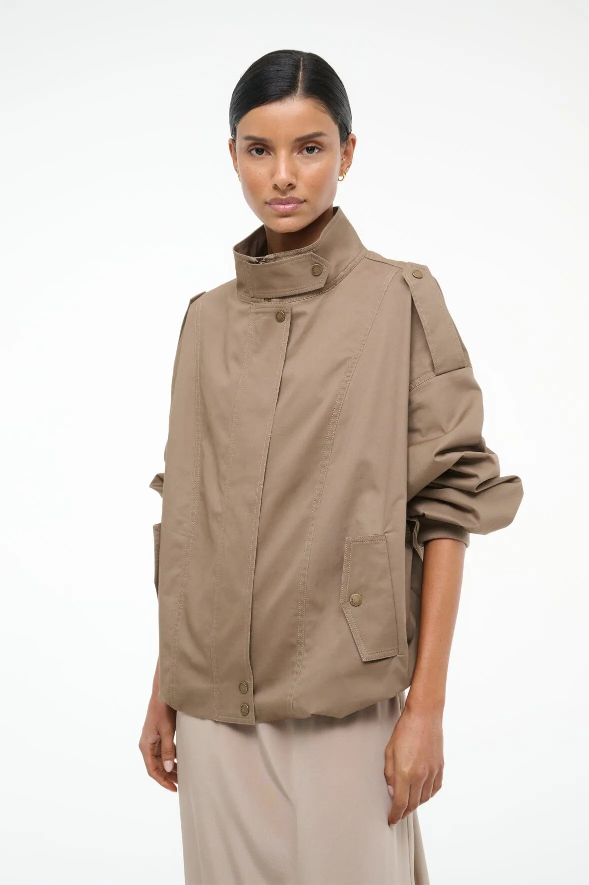 SIMONE JACKET | TAUPE urban gray