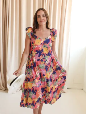 Sintra Flutter Dress sleek edge