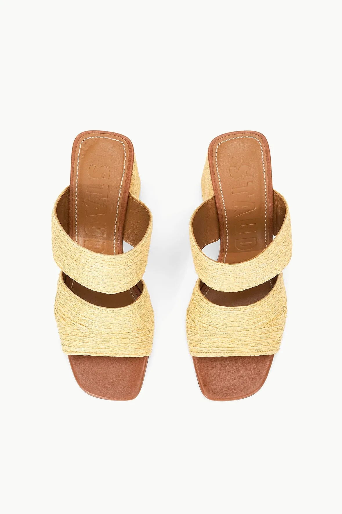 SKYLAR HEEL | NATURAL RAFFIA urban chic