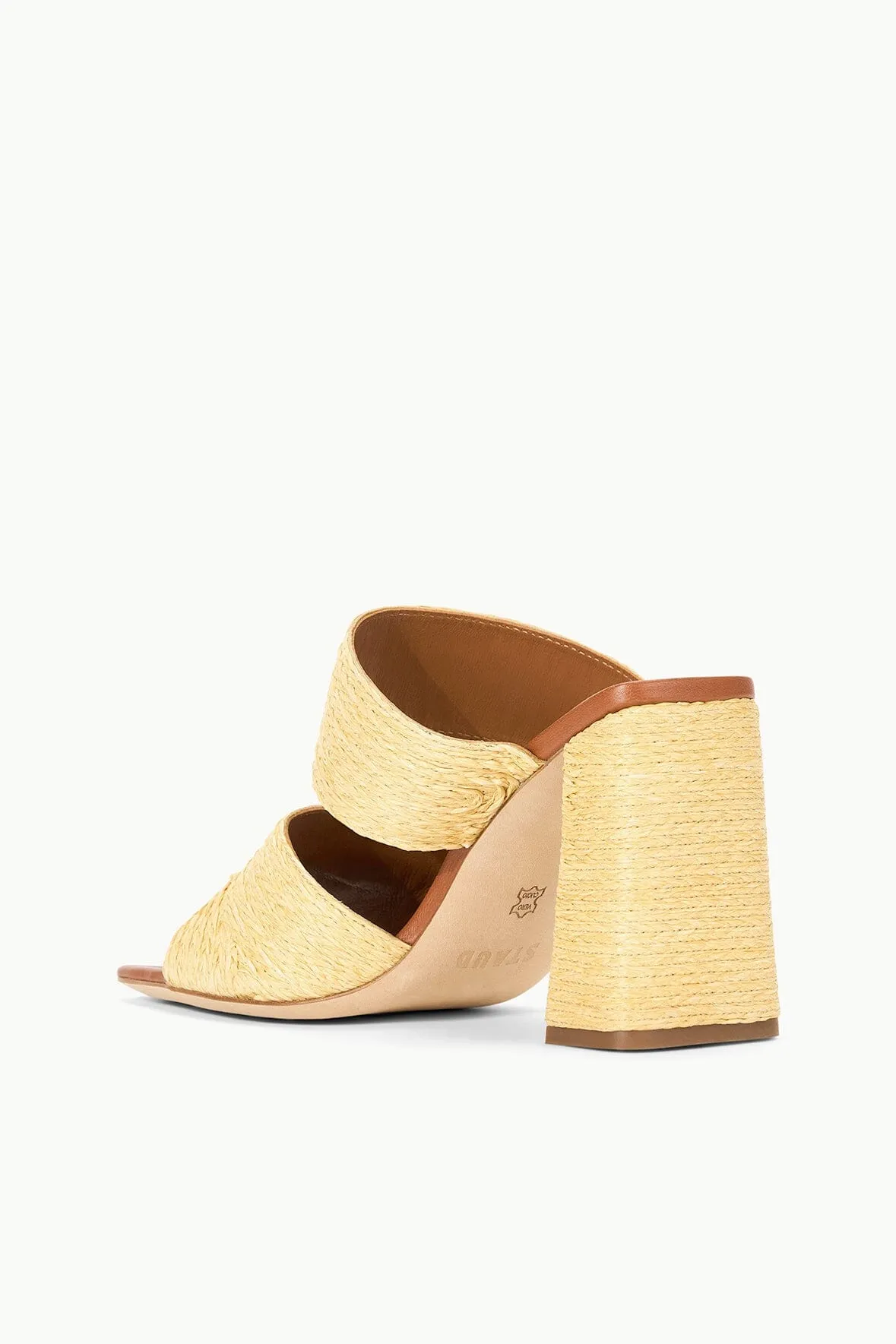 SKYLAR HEEL | NATURAL RAFFIA timeless appeal