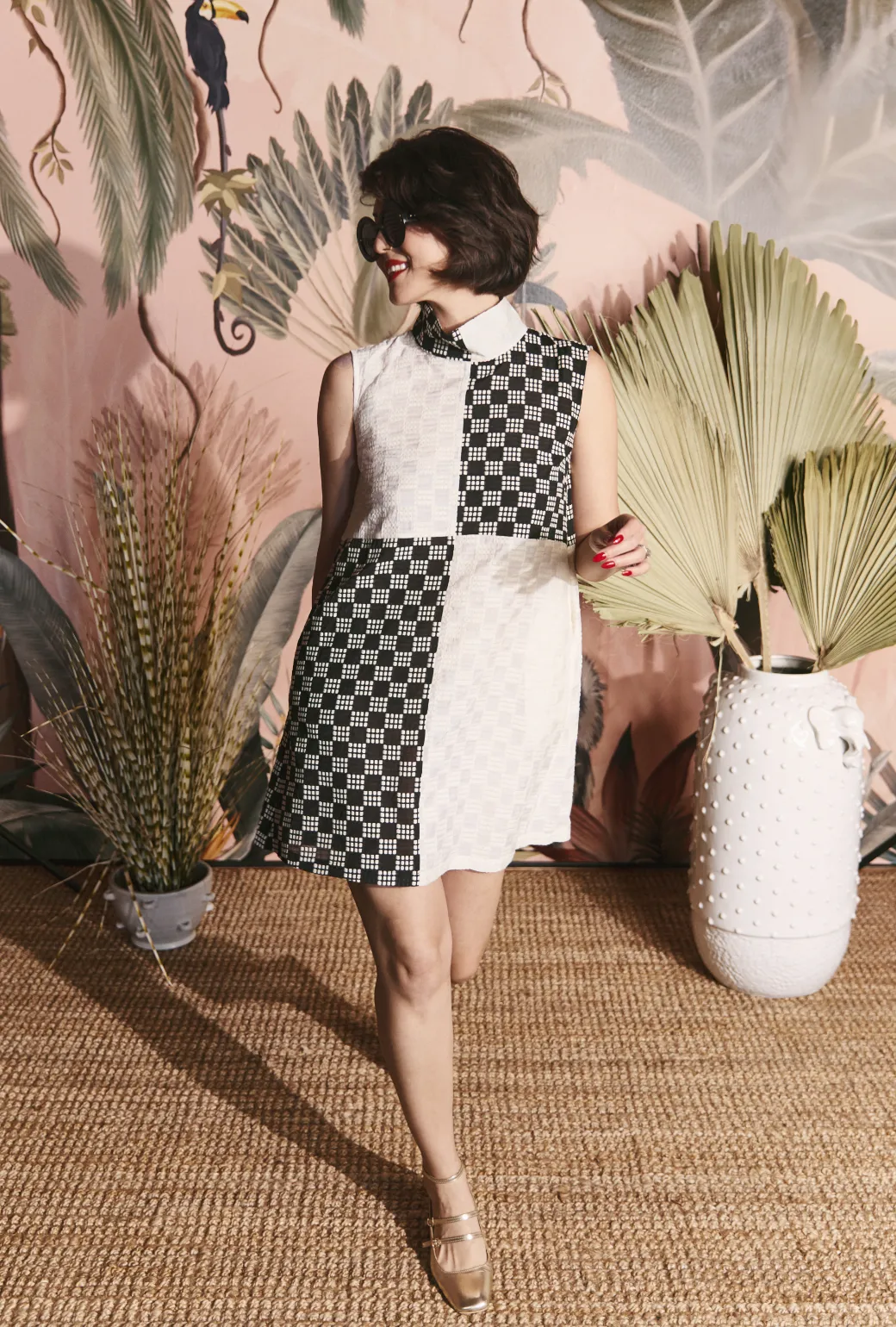 Sleeveless Mod Dress - Dice summer outfit