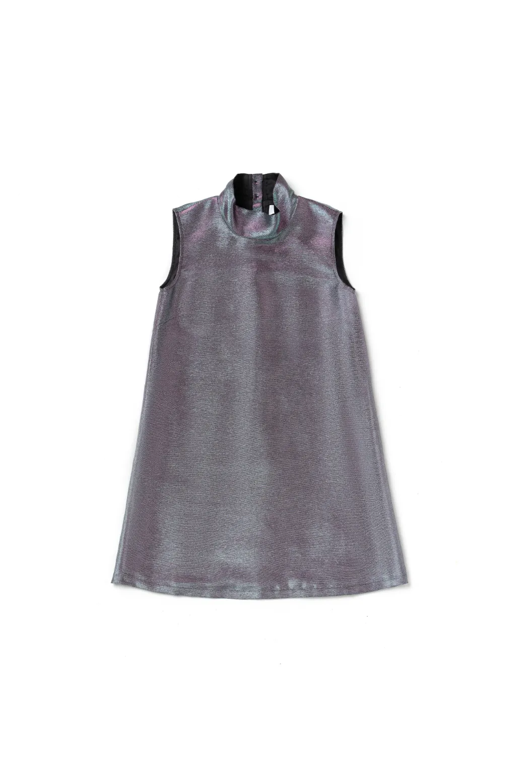 Sleeveless Mod Dress - Iridescent tropical feel