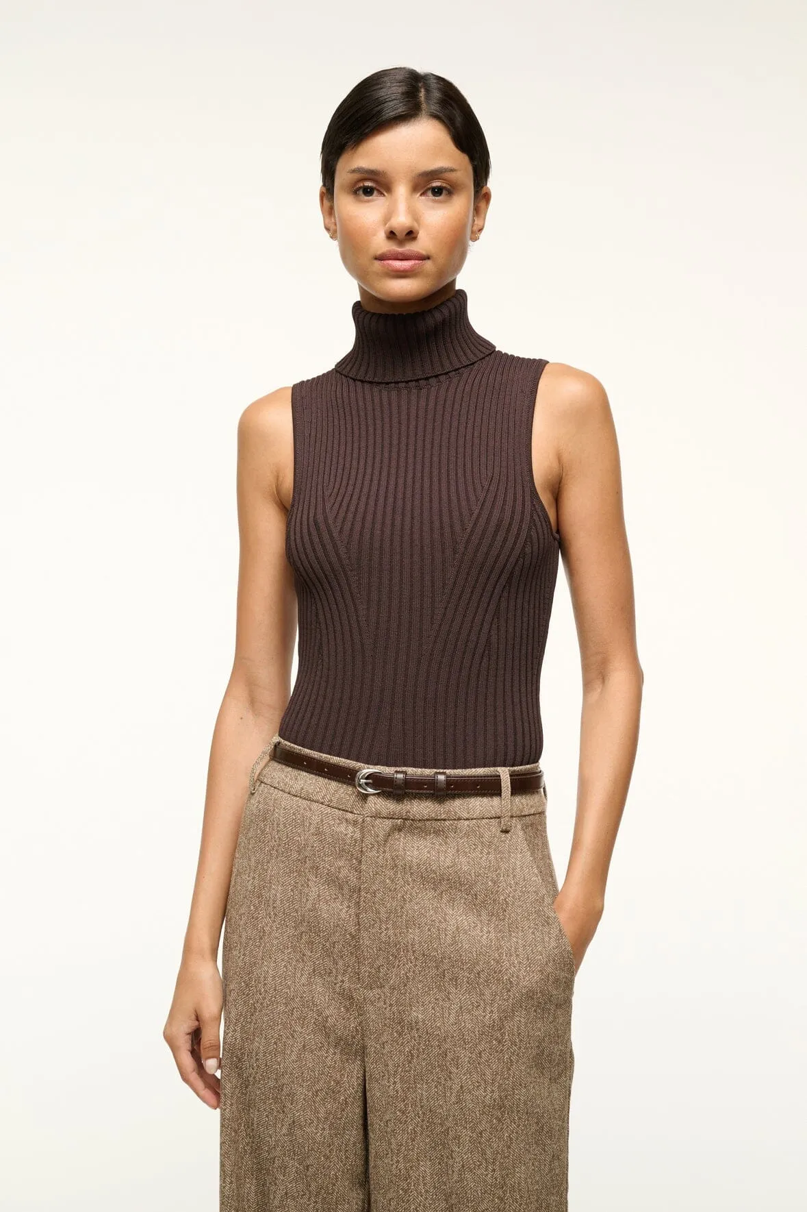 SLIM MOON BUCKLE BELT - 13MM | MAHOGANY SILVER city chic