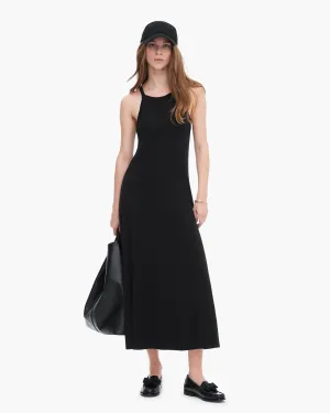 Slub Jersey Tank Maxi Dress - Black timeless wear