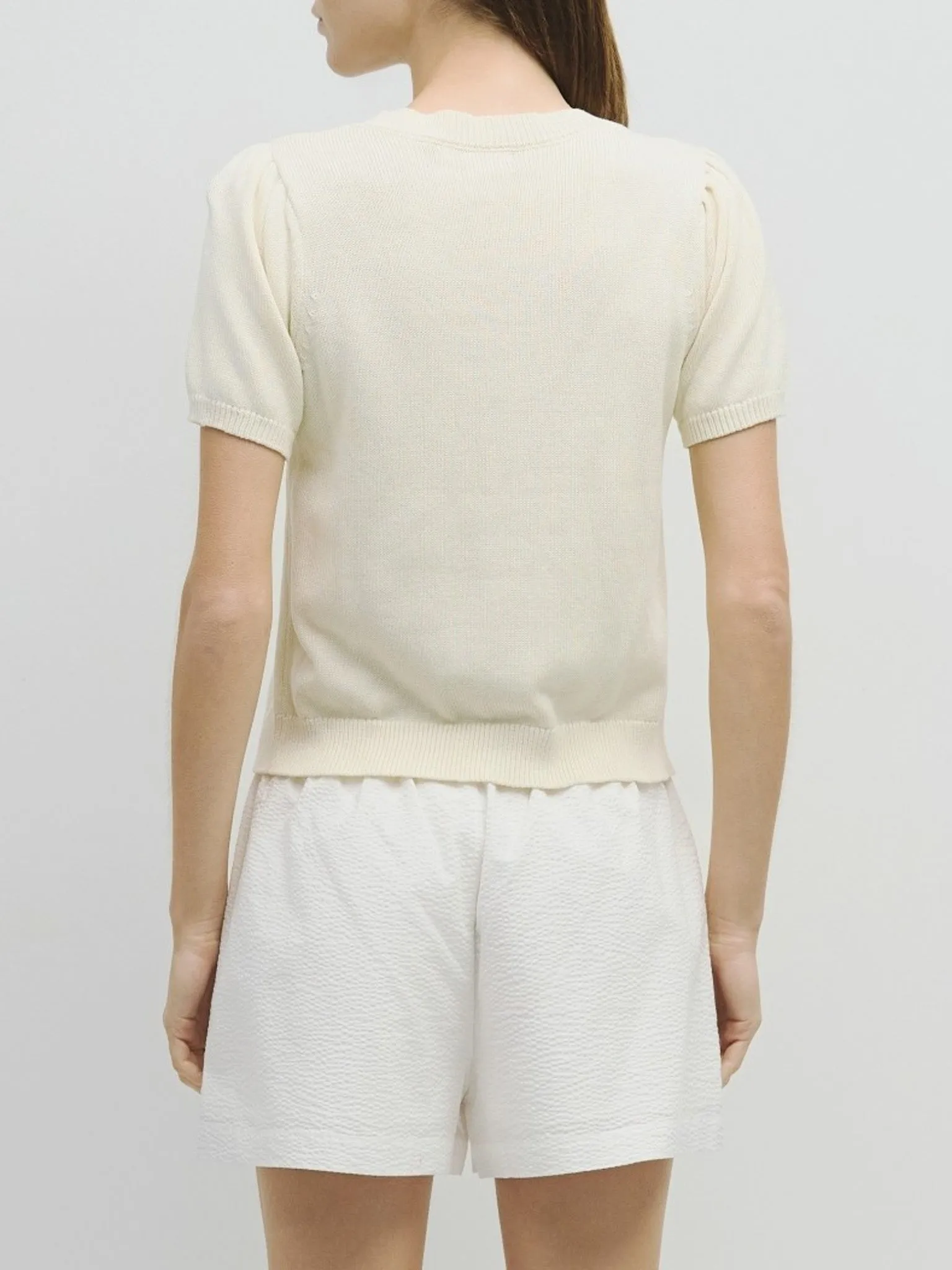 Sophia Knit Cardigan - Cream Smart Layer