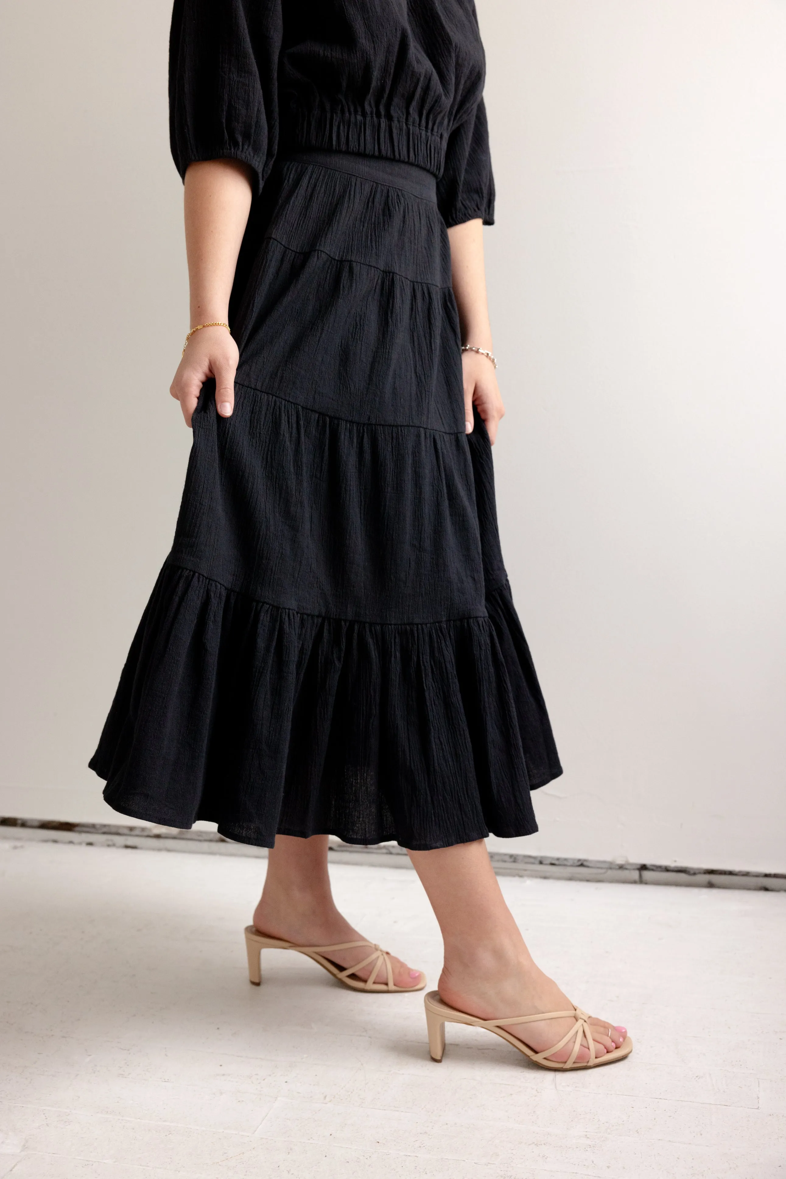 St. Tropez Skirt- Black style mode